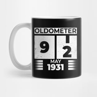 Oldometer 92 Years Old Born In May 1931 Mug